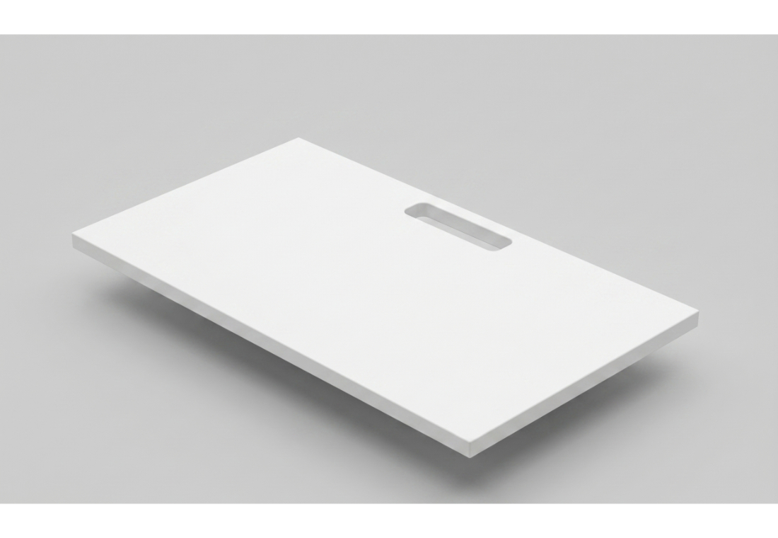 Table top with Flip cutout